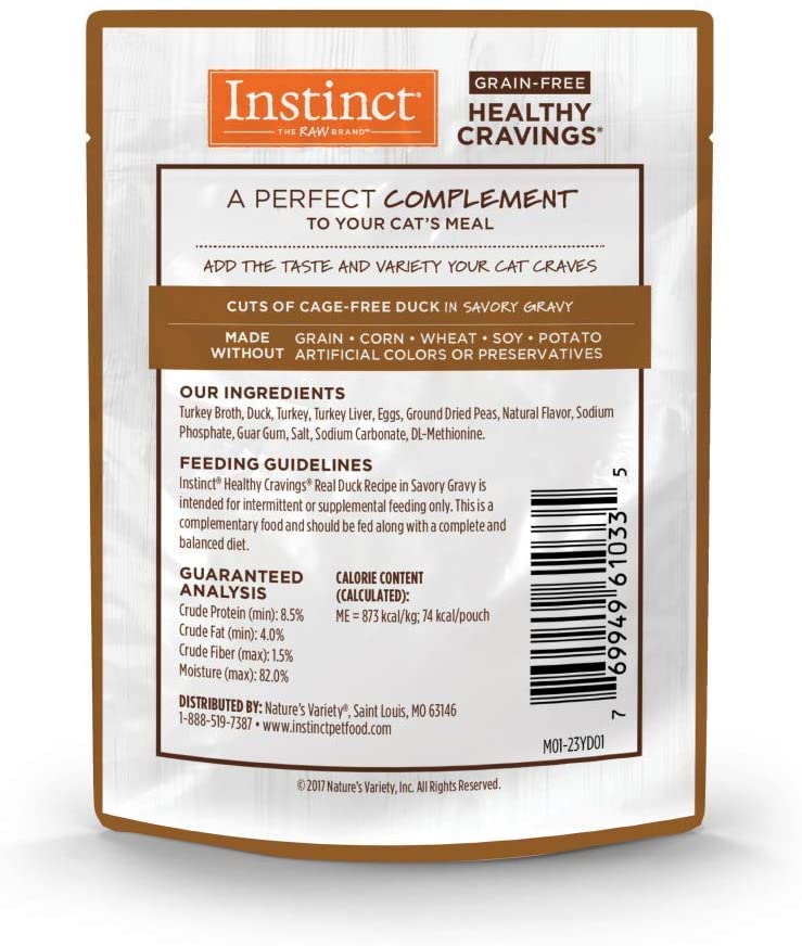 GENERIC Nature's Instinct Grain Free Wet Cat Food Toppers Variety Pack - Five Total Flavors: Chicken, Duck, Salmon, Rabbit, And Tuna (3oz Each, 45oz Total),, 3 Ounce (Pack Of 15)