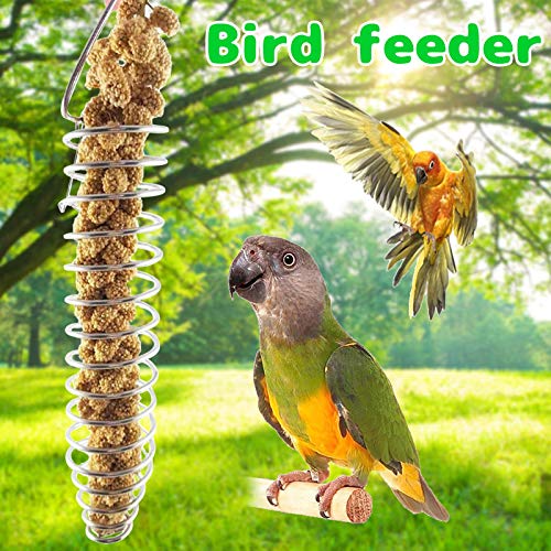  FVOWOH For Fruit Stainless Holder Budgie Bird Vegetable Fruit Vegetable Skewer Parrot Steel Pet Supplies Automatic Wet Food Cat Feeder(l1-Multicolor)