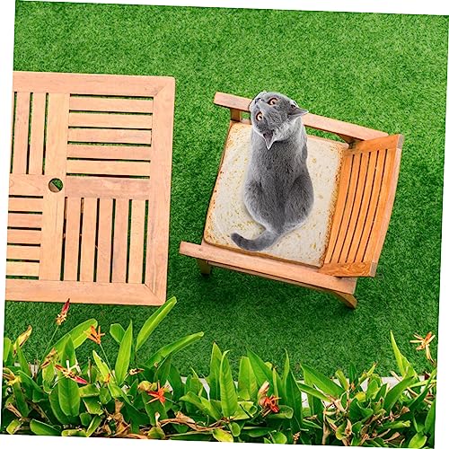  Ibasenice Cat Cushion Dog Bed Indoor Couch Sleeping Pad Indoor Chair Cushions Cat Beds Pet Warm Bed Cooling Mat For Cats Cat Sleeping Cushion Supple Bread Pillow Household Chair Cushion Food