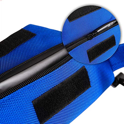  Dibea Dog Food Bag Dog Training Pouch Portable Dog Treat Bag Snack Bag Dogs Blue
