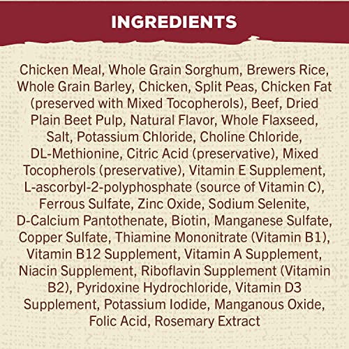  NUTRO MAX Adult Recipe Dry Dog Food With Farm Raised Beef, 25 LB Bag