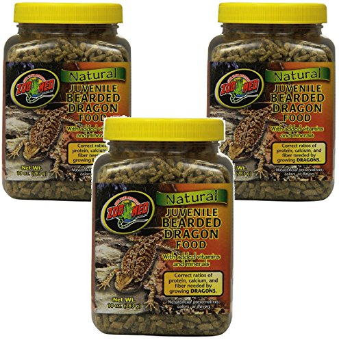  Zoo Med Bearded Dragon Food 10oz (3 Pack)