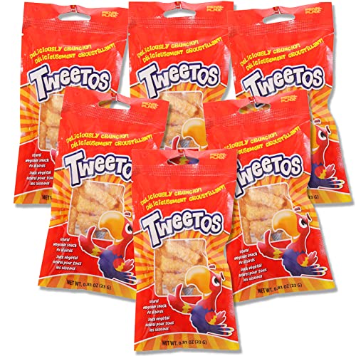  Penn-Plax Bird Treats - 6 Fun, Tasty & Colorful Options To Keep Your Bird Happy And Healthy (6PC PK - TWEETOS-Birdie Noodles)