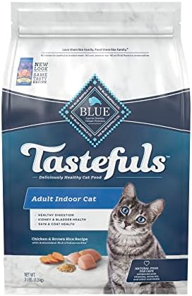  Blue Buffalo Tastefuls Indoor Natural Adult Dry Cat Food, Chicken 15lb Bag
