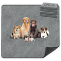  Loytryal Washable Pee Pads For Dogs, 72x72 Inches 2 Pack Extra Large Reusable Dog Pee Pads Washable Large Dog Pee Pad For Potty Training, Travel