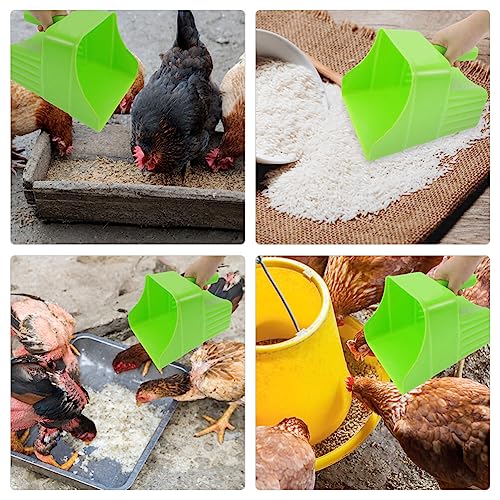  Food Shovel 2pcs Plastic Shovel Horse Feed Scoop Pet Food Scoop Pet Dog Cat Pet Feeding Scoop Plastic Hand Scoop For Dog Cat Garden Plastic Shovel Garden Soil Scoop