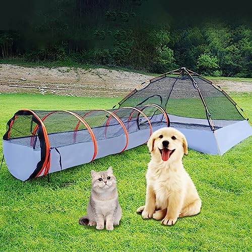  Protect Your Indoor Pets From Predators With A Portable Cat Tent - Perfect For Outdoor Playtime!