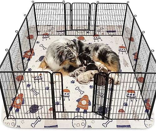  Siwa Mary Puppy Pads, 2-Pack Super Absorbent Pee Pads For Dogs, Non-Slip Washable Dog Pee Pads, Quick Dry Reusable Puppy Pads, Waterproof Dog Mat- Pet Supplies Ideal For Puppy Whelping & Training