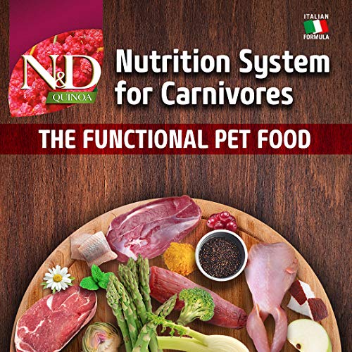  Farmina N&D Functional Quinoa Digestion Lamb Dry Cat Food 3.3 Pounds