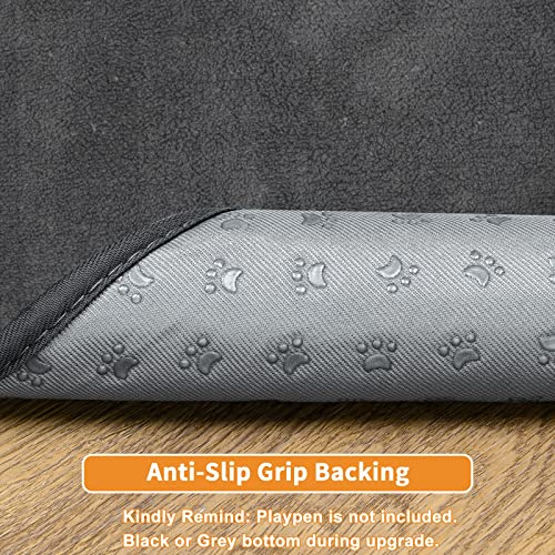  Dog Pee Pad Washable - Extra Large Instant Absorb Thicker Training Pads Non-Slip Pet Playpen Mat Waterproof Reusable Floor Mat Ideal For Puppy Senior Dog Whelping Incontinence Housebreaking (65“x48)