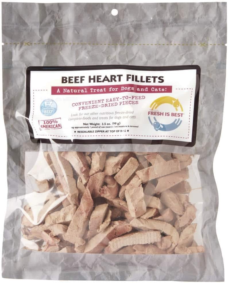  Fresh Is Best - Freeze Dried Healthy Raw Meat Treats For Dogs & Cats - Beef & Veggie Morsels