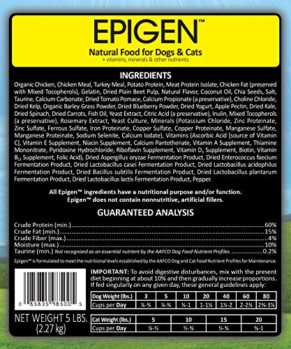  Wysong Epigen Canine/Feline Dry Diet - Dog/Cat Food- 5 Pound Bag (WDCFE5)