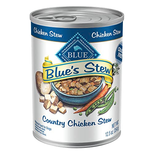  Blue Buffalo Blue's Stew Natural Adult Wet Dog Food, Chicken Stew 12.5-oz Can (Pack Of 12)