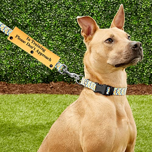  PWHAOO In Training Ignore Dog Leash Sleeve Dot Not Pet Working Dog Leash Sleeve Service Dog Leash Wrap(Please Don't Approach Sleeve)
