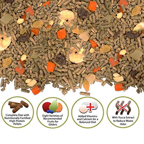  Glider Complete - Healthy High Protein Nutritionally Complete Staple Diet Sugar Glider Food (2 Lb)