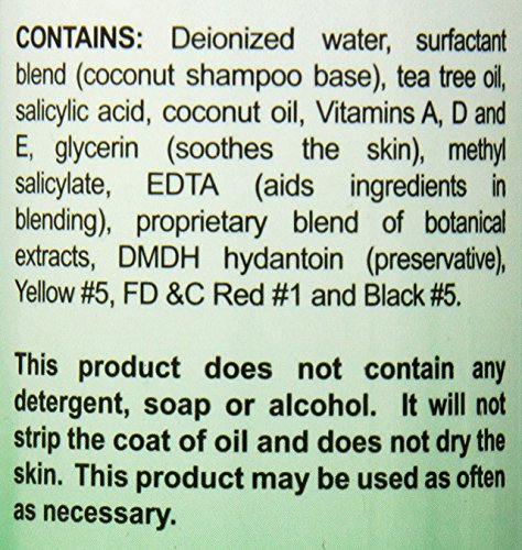  Kenic Tea Tree Dog Shampoo, 17-Ounce