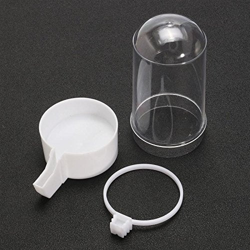  Pet Birds 2Pcs/Set Feeder Water Drinker Seed Fountain Cage Budgie Canary Finch Food Dish Dispenser Birds Feeding Tools 400ML