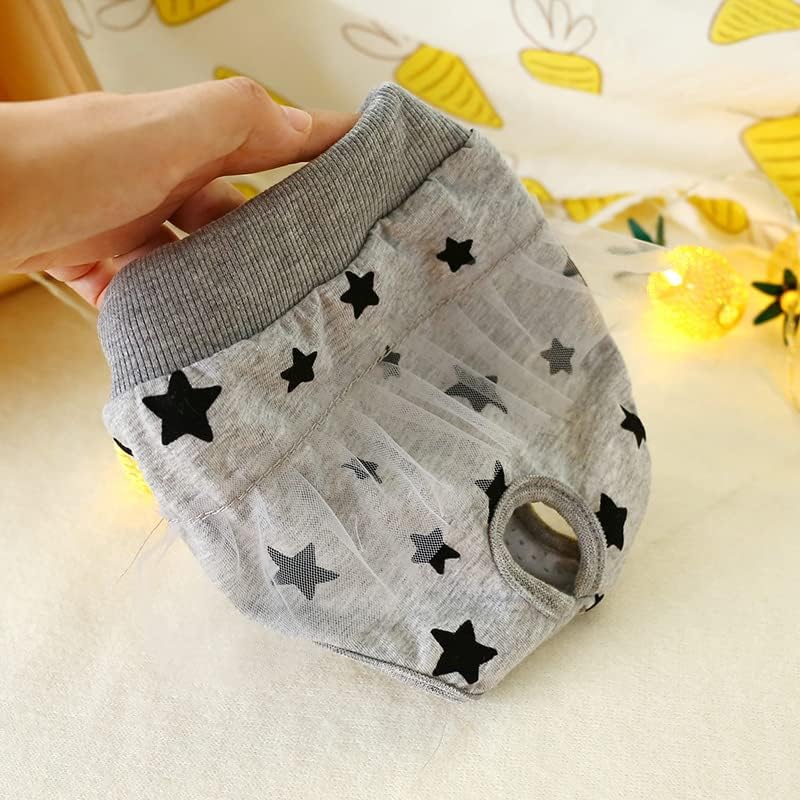  Cute Pet Bitch Physiological Panties Shih Tzu Yorkie Teddy Diaper Puppy Pants Small And Medium-Sized Dog Panties A3 M