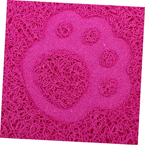  Ipetboom Cat Litter Box Floor Rose Clean With Trapper Easy Placemat Multi- Mats For Puppy Food Grey Inches Mat Dog Scatter And Anti- Dish Kitten Pet Mesh Control Litter Pad Non- Cat Litter Mat