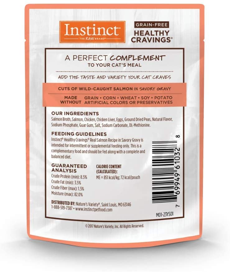 GENERIC Nature's Instinct Grain Free Wet Cat Food Toppers Variety Pack - Five Total Flavors: Chicken, Duck, Salmon, Rabbit, And Tuna (3oz Each, 45oz Total),, 3 Ounce (Pack Of 15)