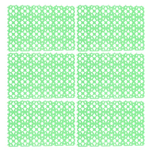  Iplusmile 12pcs In Splice Rabbit Pet Heat Inch, Cushions And Cat Mats- Dogs Random Cats Bottom Mats, Bunny Cages Snowflake Rat Mat, Chinchilla Design Non- Slip Skin Mat Animal, Holder Green