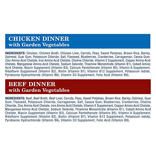  Blue Buffalo Homestyle Recipe Chicken & Beef Pate Wet Dog Food Variety Pack For Adult Dogs, Whole Grain, 12.5 Oz. Cans (6 Pack)