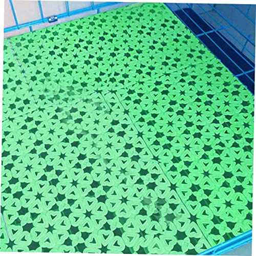  Healeved 6pcs Rabbit Cage Mat Chalkboard Tags Anti- Pet Mats Rabbit Cage Pads Black Bunny Chalkboard Labels Black Mat Anti-Slip Pet Mats Protective Pet Cushions Protective Pet Pads Indoor
