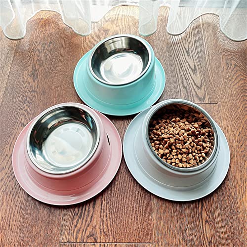  FUUIE Bowls For Food And Water Oblique Mouth 15° Healthy Eating Non-Slip Food Bowl (Color : Pink)