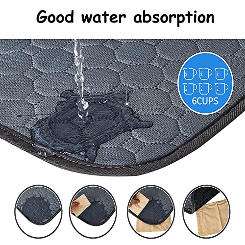  Petbuy Washable Reusable Dog Pee Pads 20”x 28”,Waterproof Non-Slip Potty Training Pads For Dogs And Cats Puppy,Fast Drying Travel Pet Pee Pads，Leak-Proof Cat Potty Pads