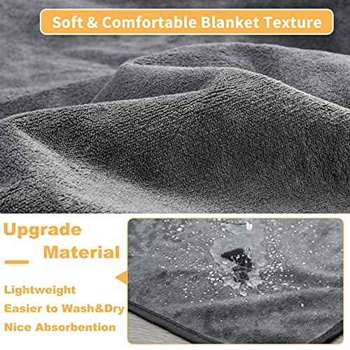  Dog Pee Pad Washable - Extra Large Instant Absorb Thicker Training Pads Non-Slip Pet Playpen Mat Waterproof Reusable Floor Mat Ideal For Puppy Senior Dog Whelping Incontinence Housebreaking (65“x48)