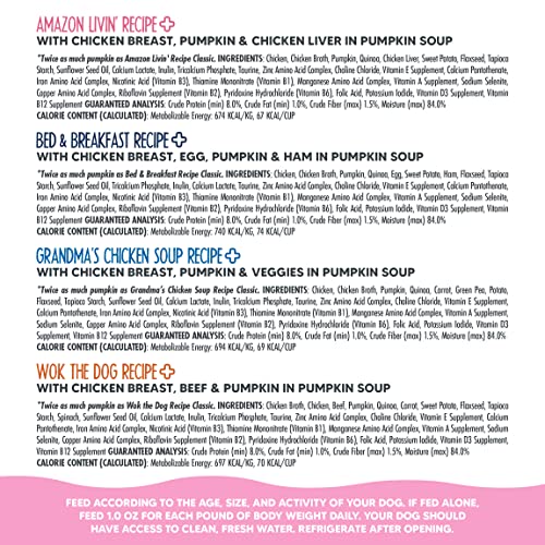  Weruva Dog Meals 'n More Natural Wet Dog Food, Belly Belly Nice! Digestive Support Variety Pack, 3.5oz Cup (10 Cups)