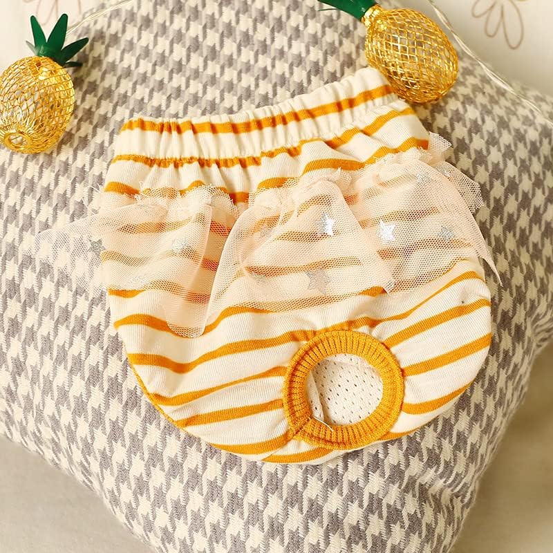  Cute Pet Bitch Physiological Panties Shih Tzu Yorkie Teddy Diaper Puppy Pants Small And Medium-Sized Dog Panties A3 M